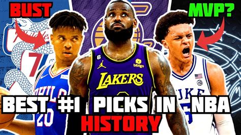 best number one picks nba